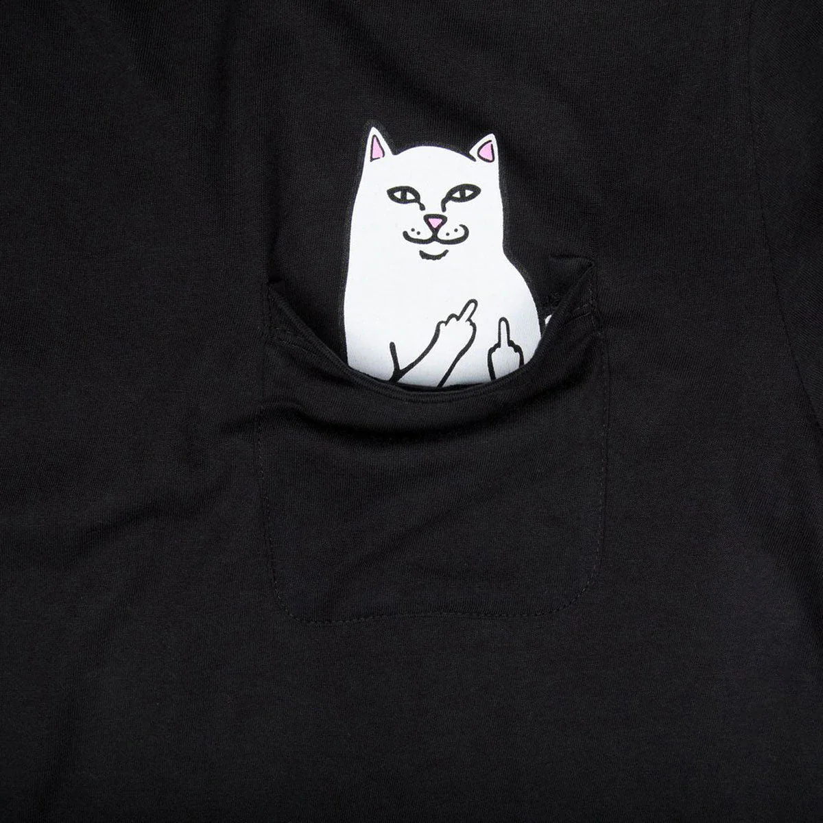 RIPNDIP Lord Nermal Pocket T-Shirt - Black - Image 2