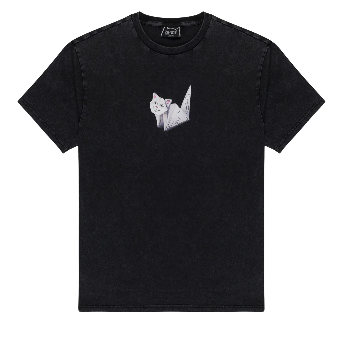 RIPNDIP Origami T-Shirt - Black Vintage Wash