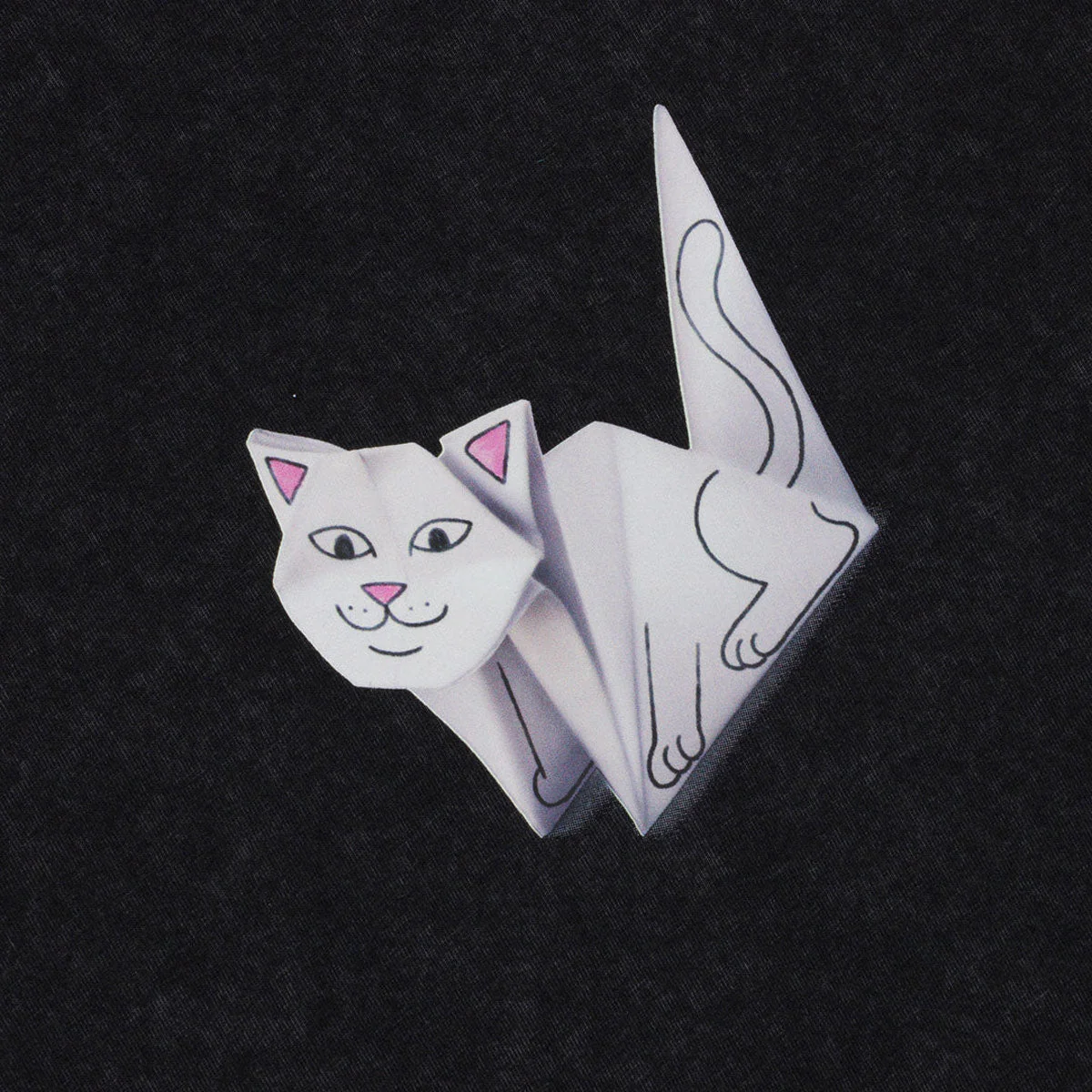RIPNDIP Origami T-Shirt - Black Vintage Wash - Image 5