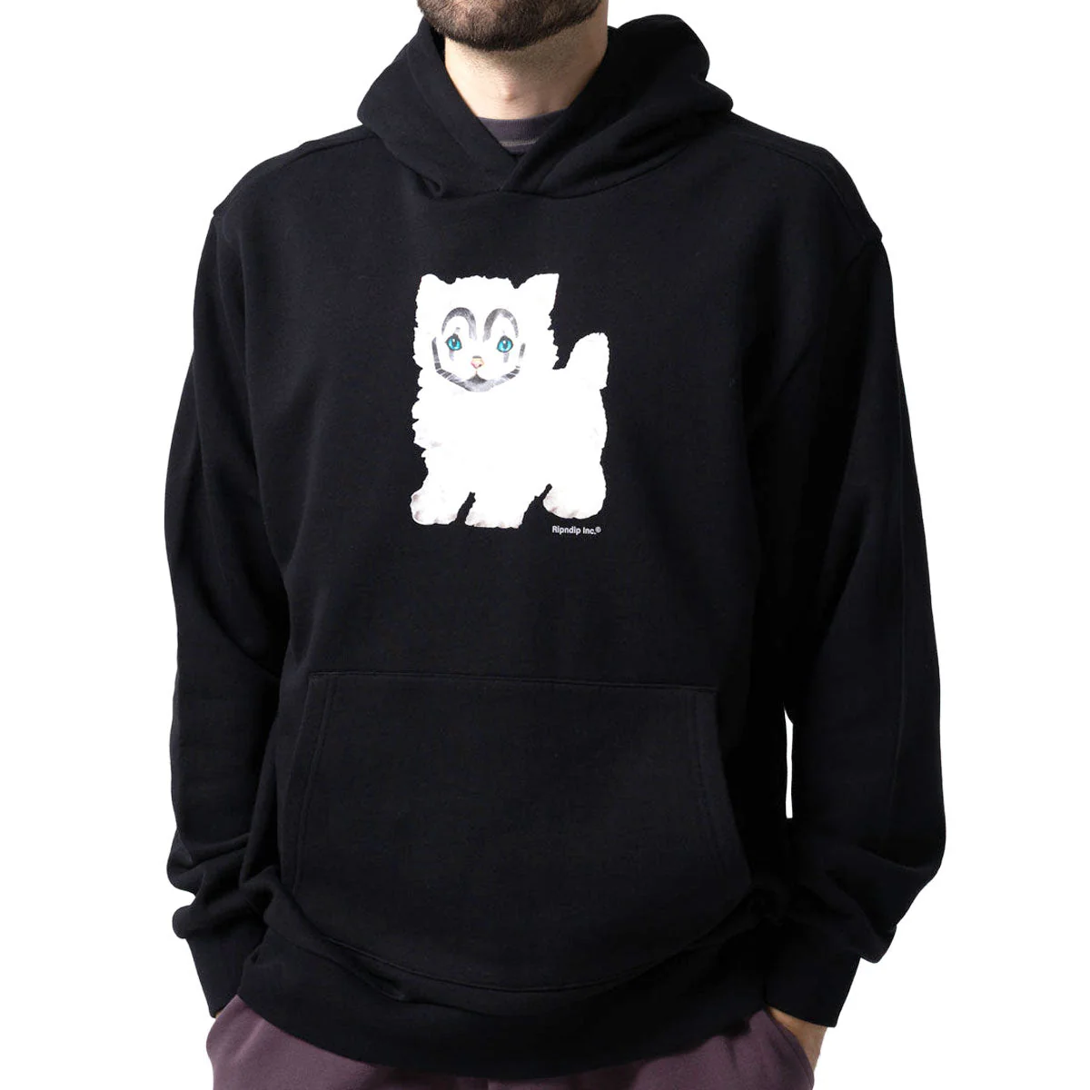 RIPNDIP Pet Me Im Cute Hoodie - Black - Image 3