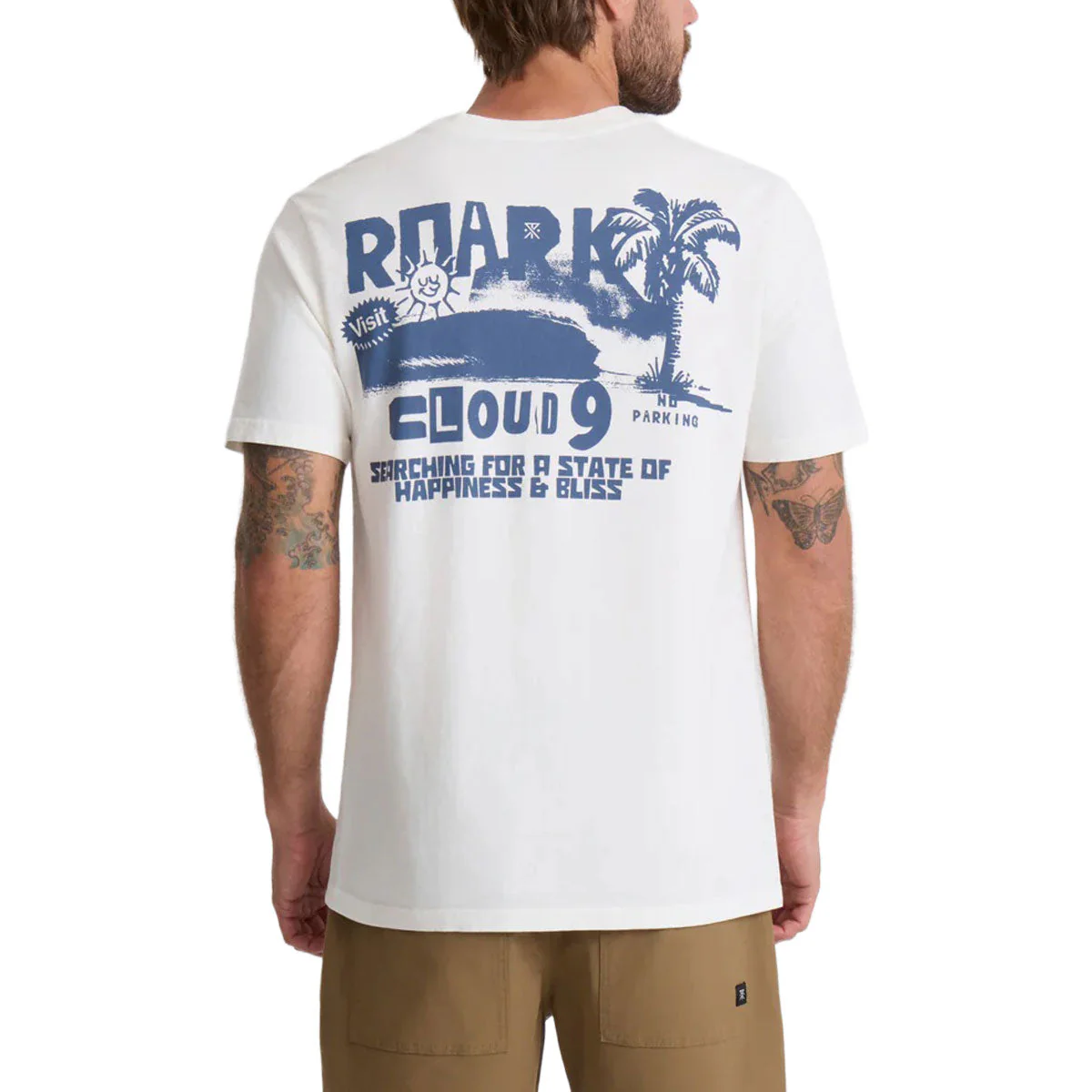 Roark Cloud 9 T-Shirt - Off White - Image 4