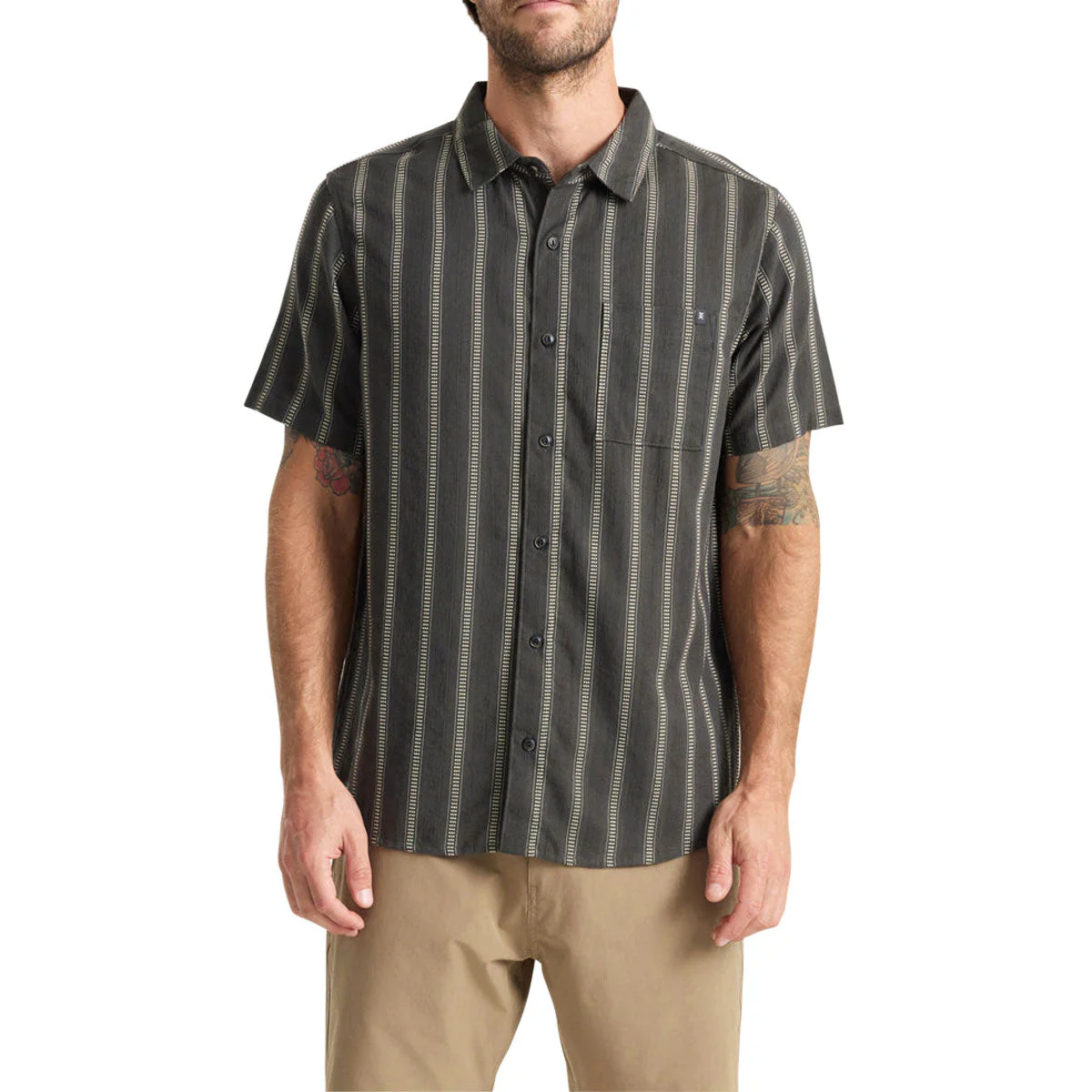 Roark Crosswinds Woven Shirt - Onyx