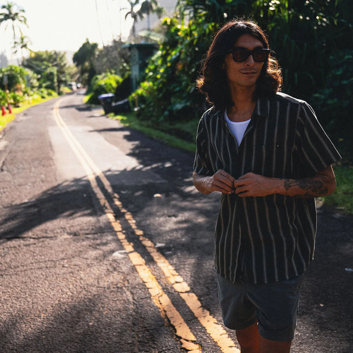 Roark Crosswinds Woven Shirt - Onyx - Image 4