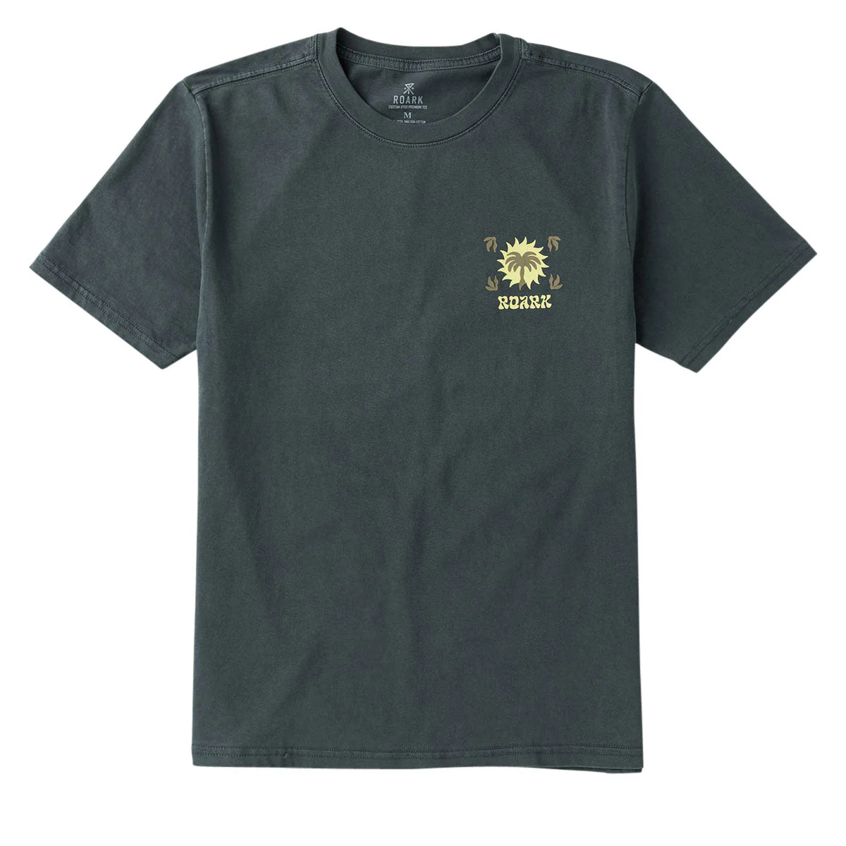Roark Palm T-Shirt - Charcoal - Image 2