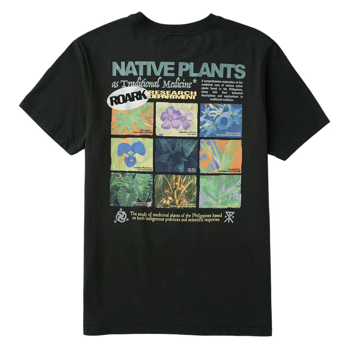 Roark Plant Medicine T-Shirt - Washed Black