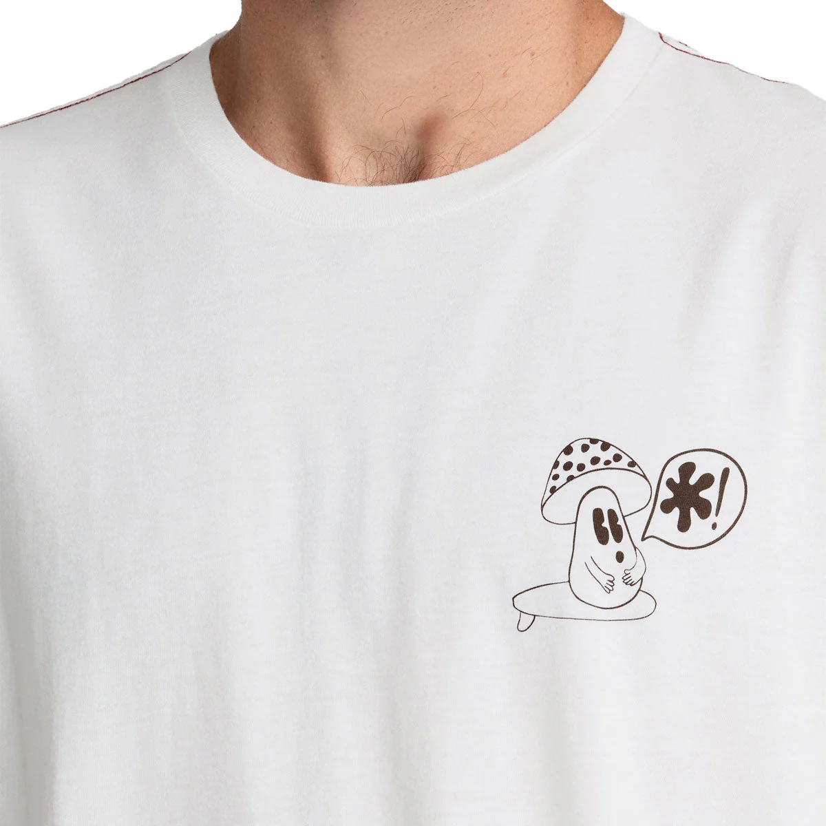 RVCA Bryce Bloom T-Shirt - Antique White - Image 5
