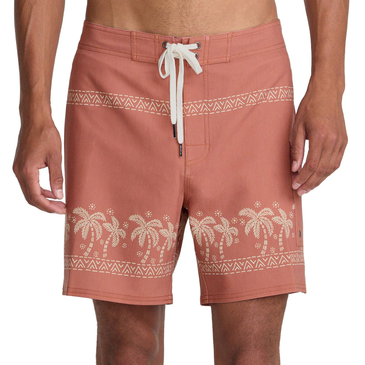RVCA Exotica 17 Boardshorts - Burnt Red - Image 3