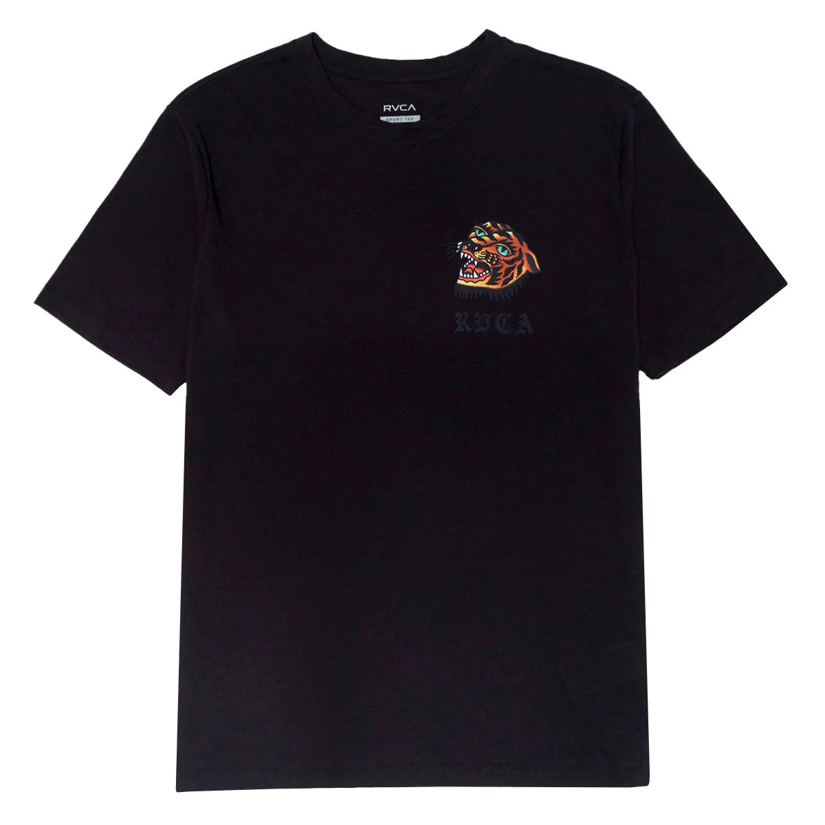 RVCA Kaleb Tiger T-Shirt - Black - Image 2