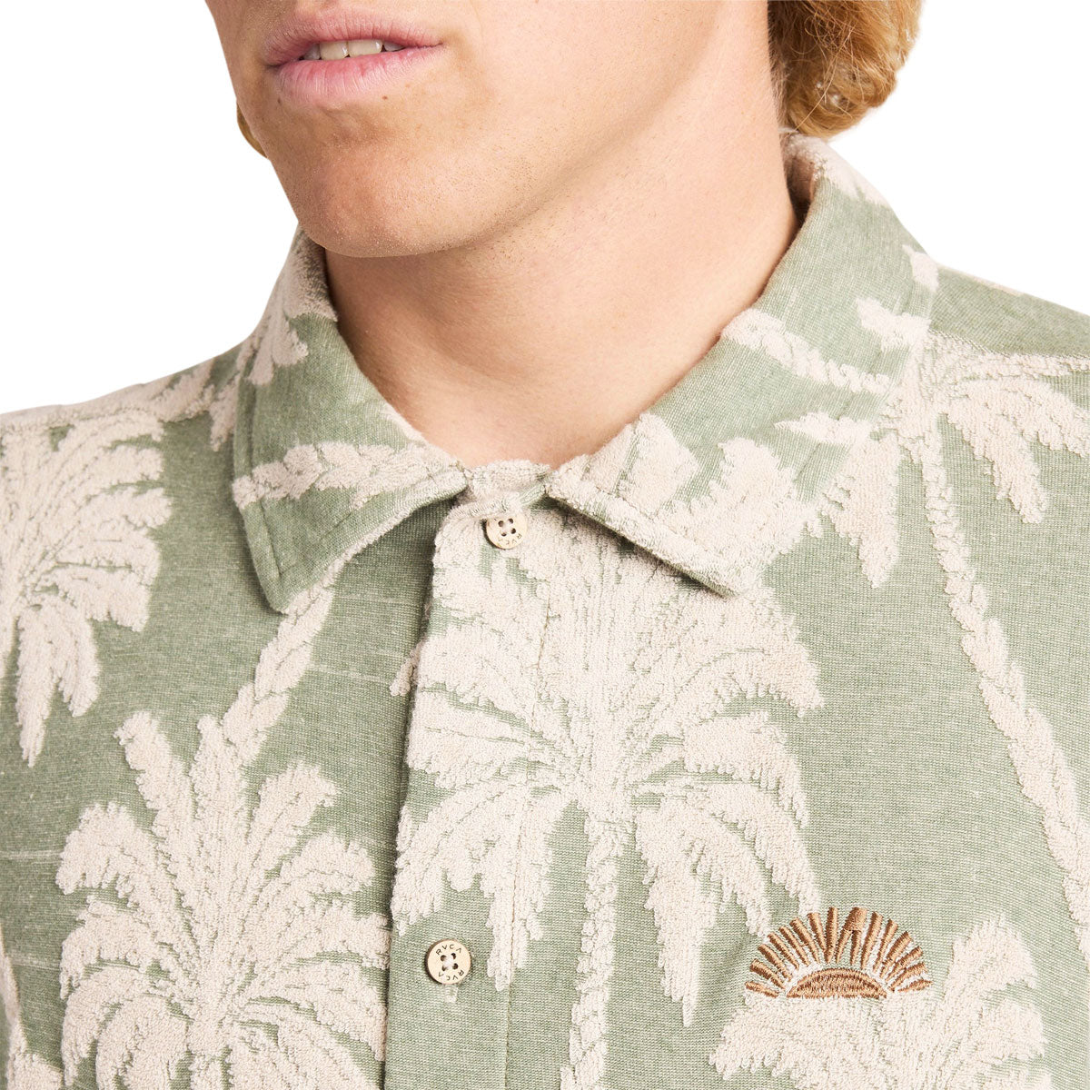 RVCA Palm Fall Shirt - Jade - Image 3