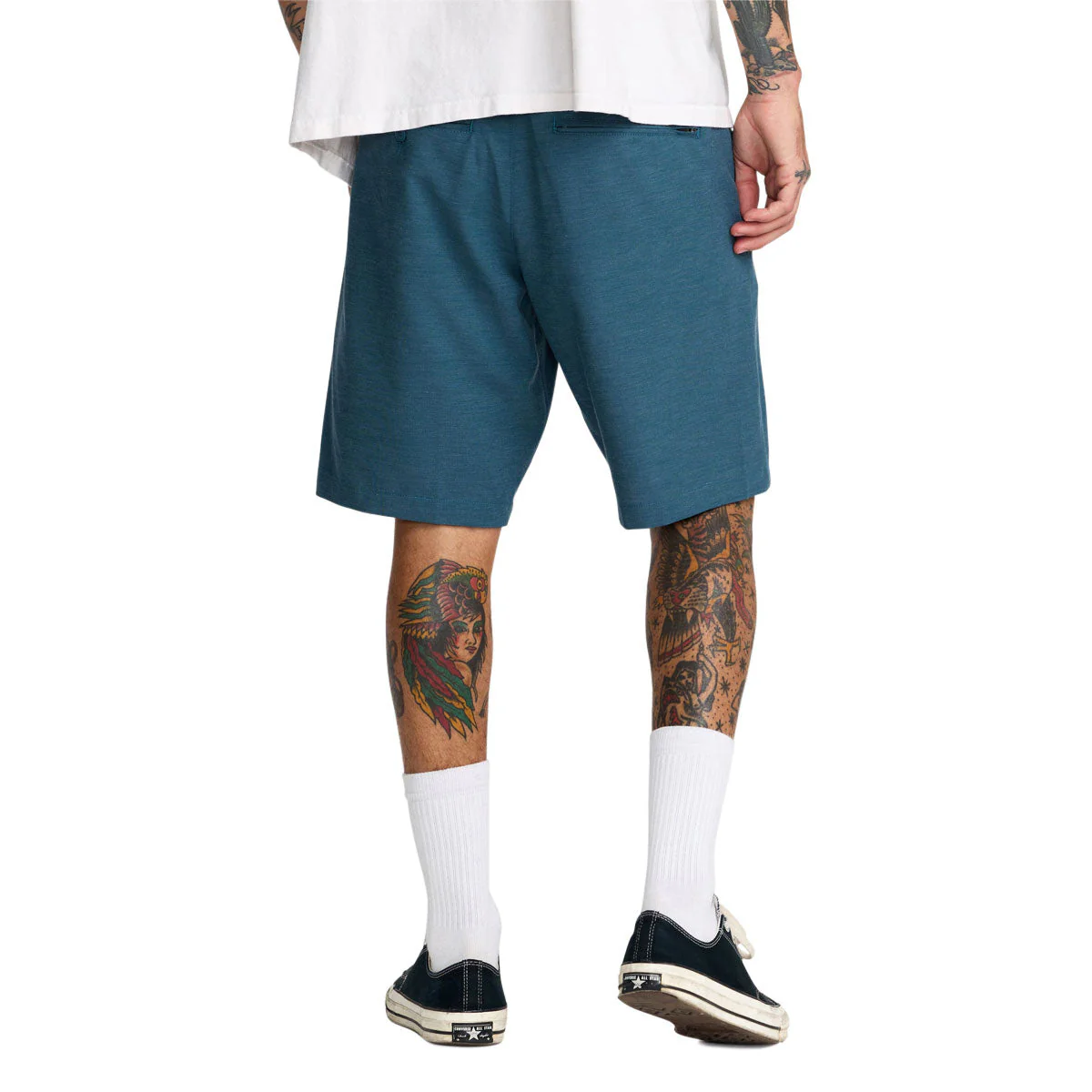 RVCA Sport Course Chino Shorts - Denim Heather - Image 3
