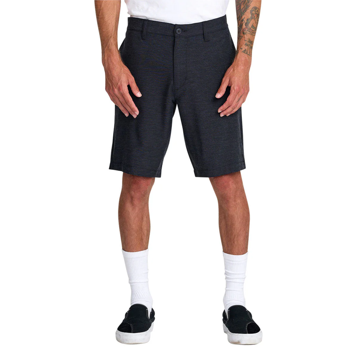 RVCA Sport Course Chino Shorts - Heather Black - Image 2
