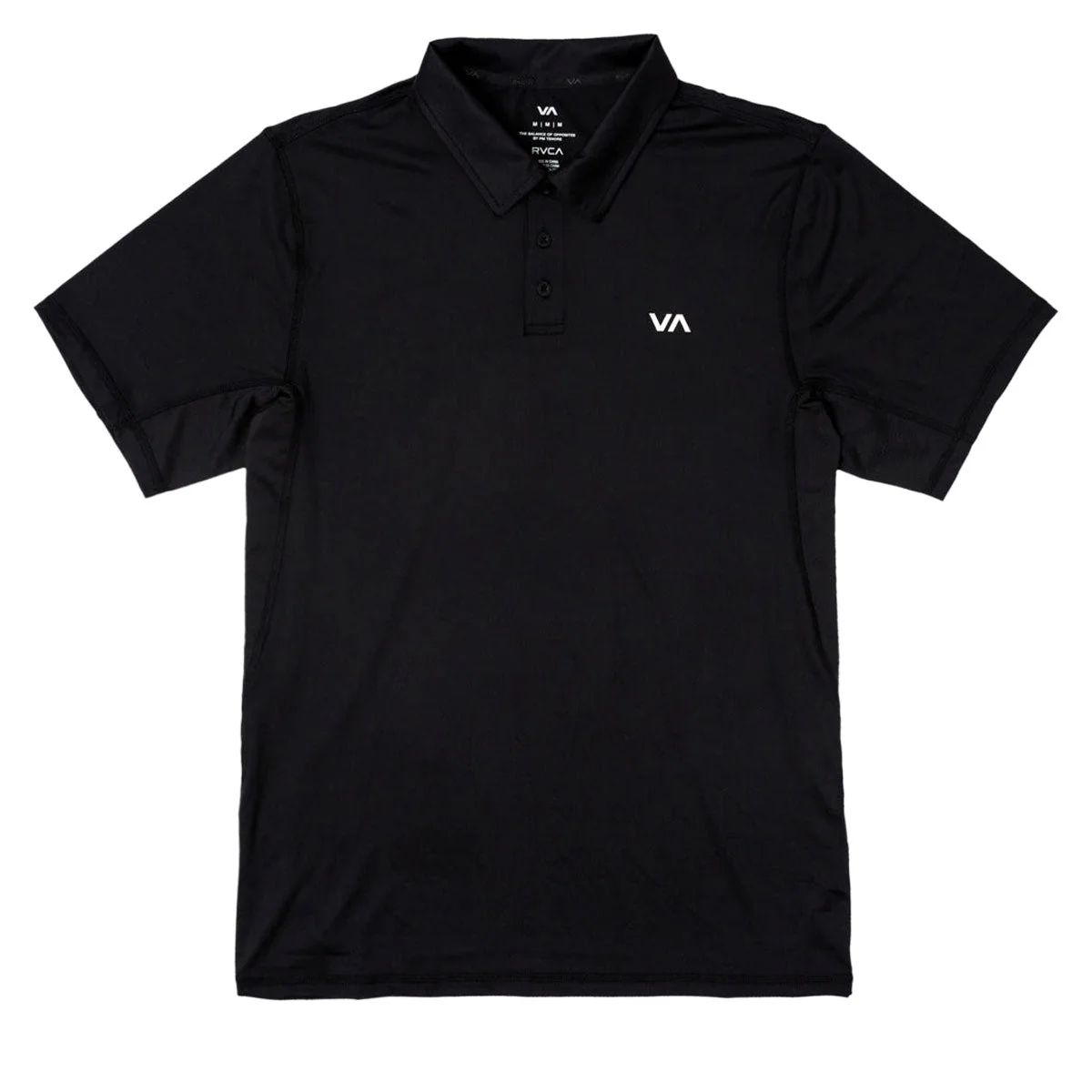 RVCA Sport Vent Polo Shirt - New Black