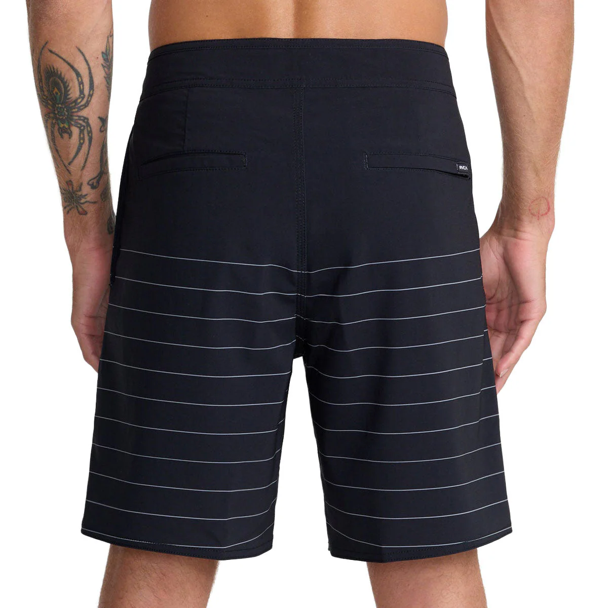 RVCA Steady Stripe Boardshorts - Black - Image 4