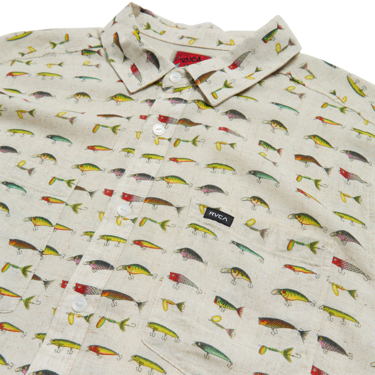 RVCA Tackle Shop Shirt - Wheat - Image 4