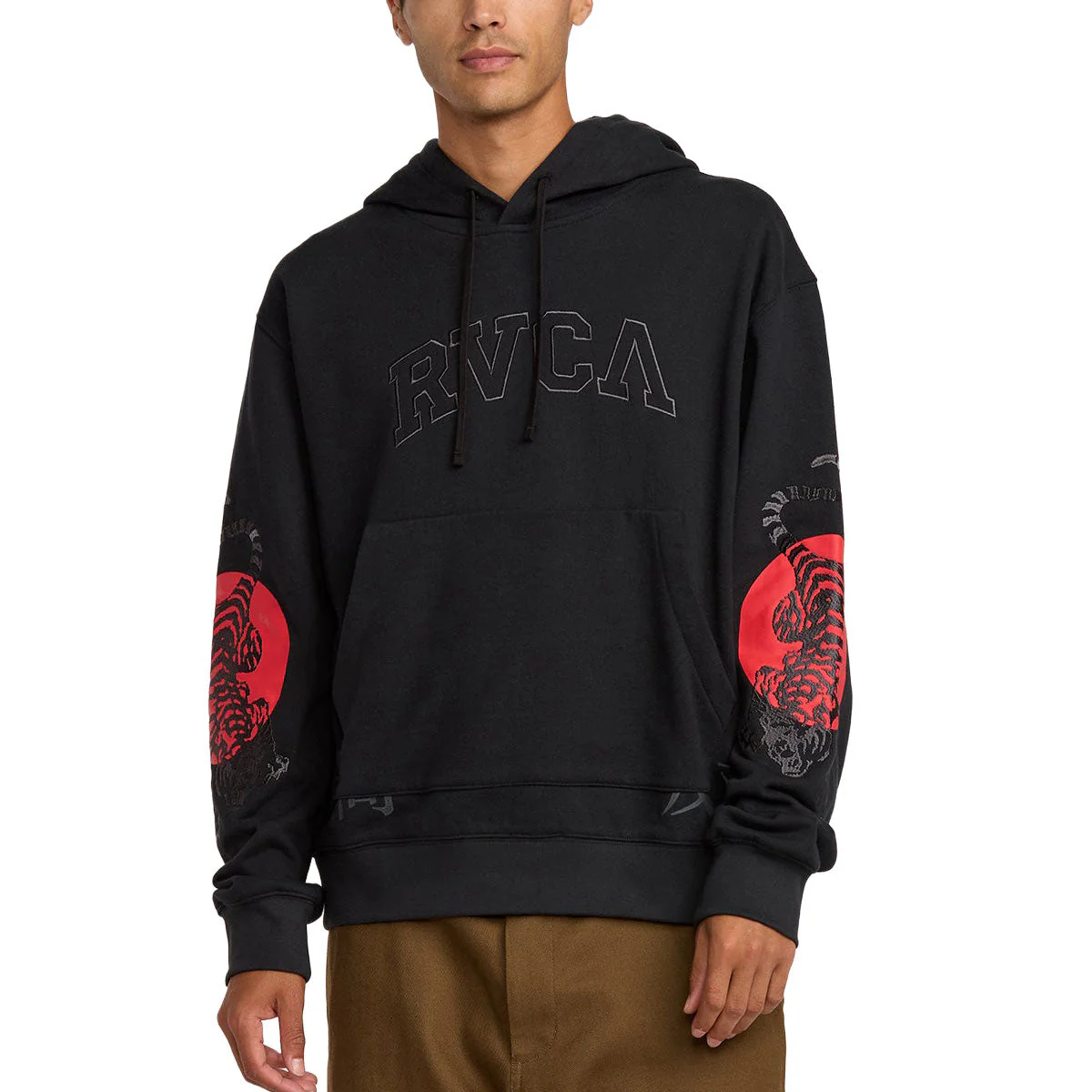 RVCA Tiger Sun Hoodie - RVCA Black - Image 5