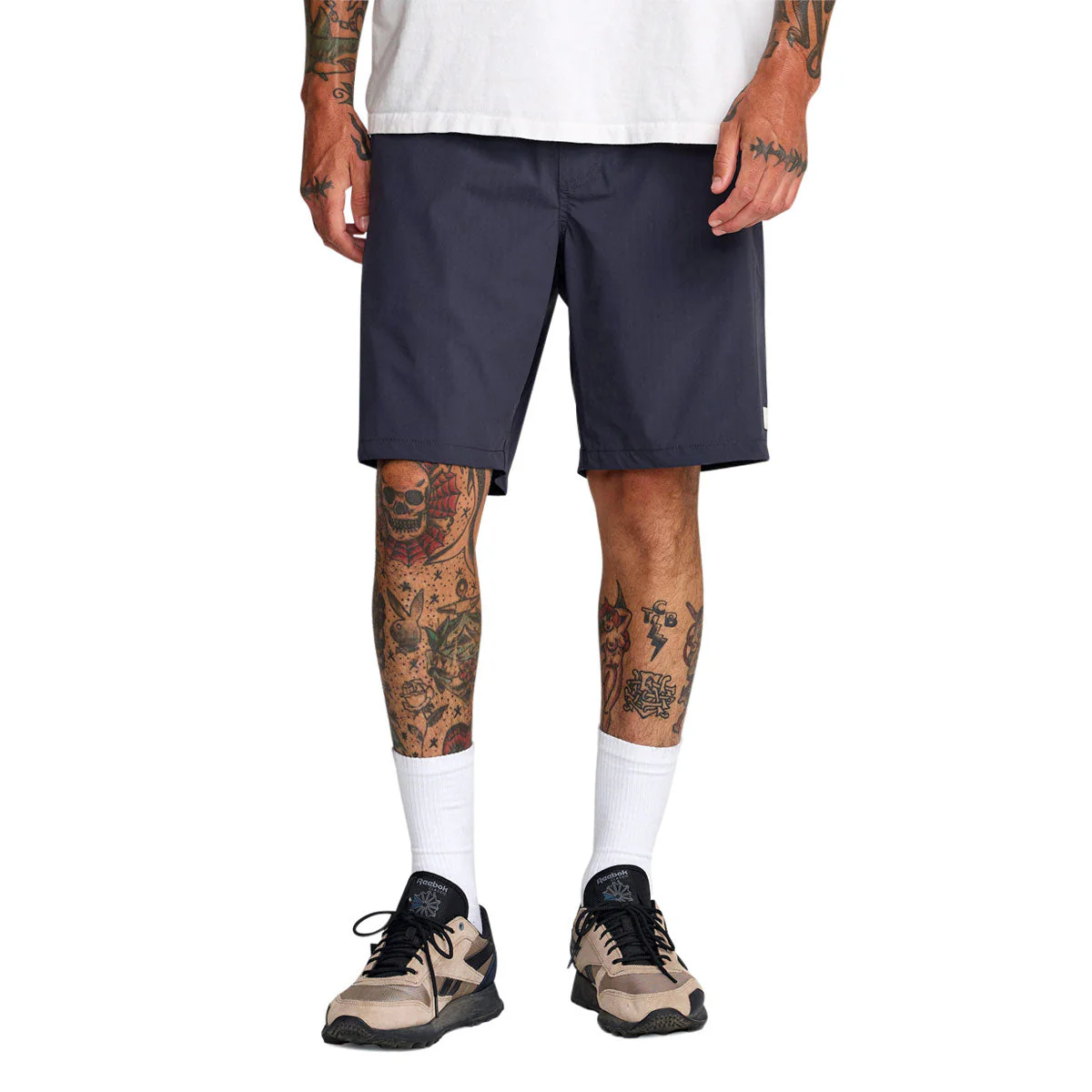 RVCA Vacancy Ghost Stripe 19 Shorts - Garage Blue - Image 3