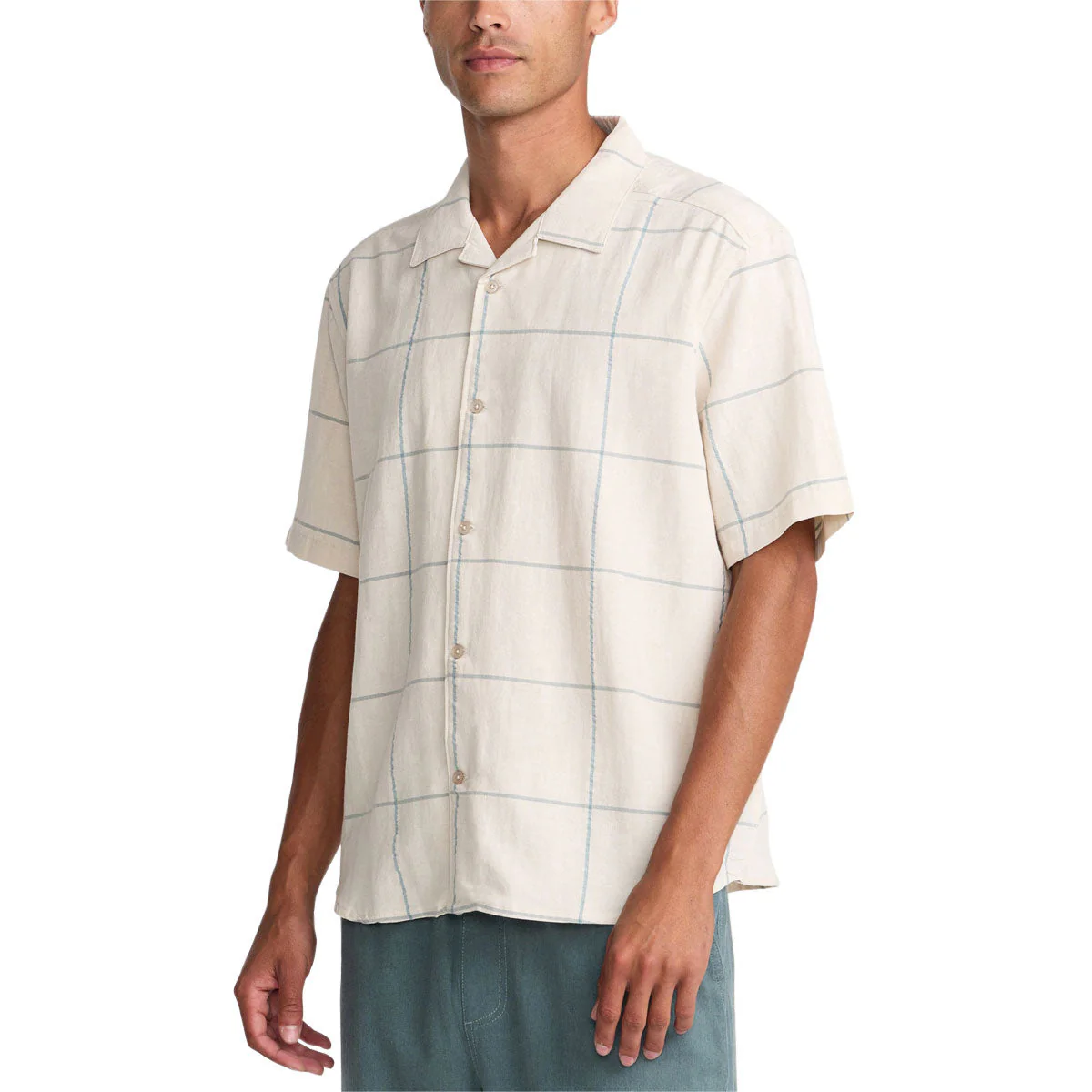 RVCA Vacancy Plaid Shirt - Ceramic - Image 3