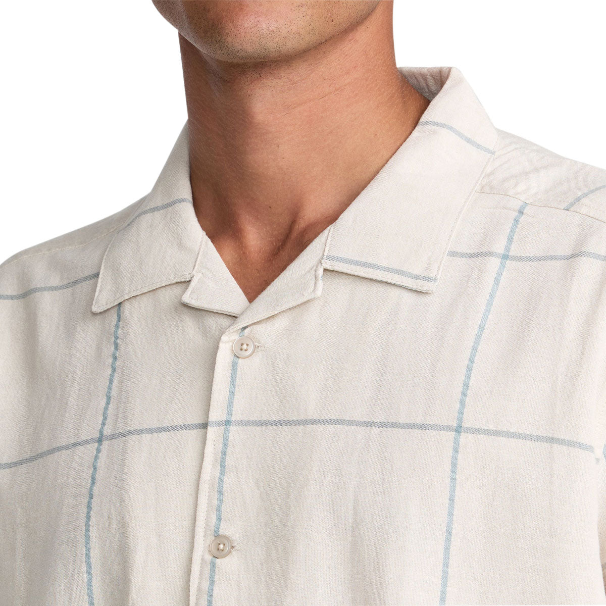 RVCA Vacancy Plaid Shirt - Ceramic - Image 4