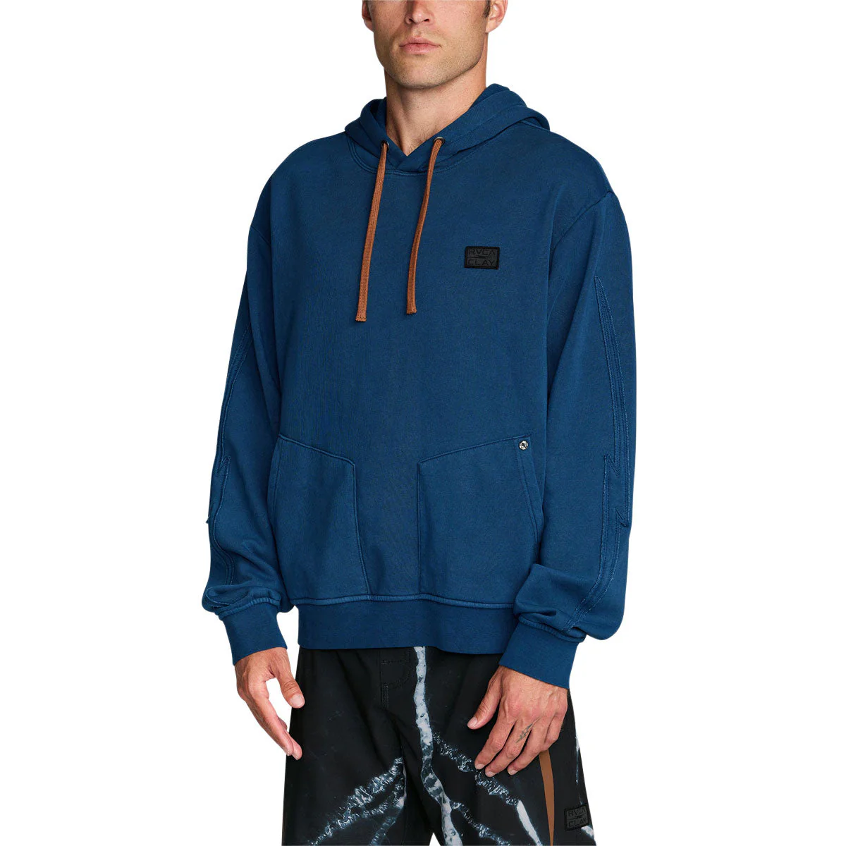 RVCA x Clay Hoodie - Dark Denim - Image 4