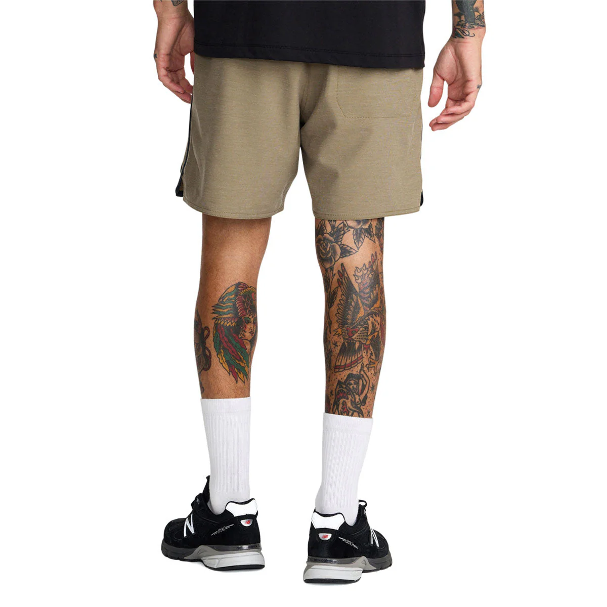 RVCA Yogger Hybrid 17 Shorts - Covert Green - Image 3