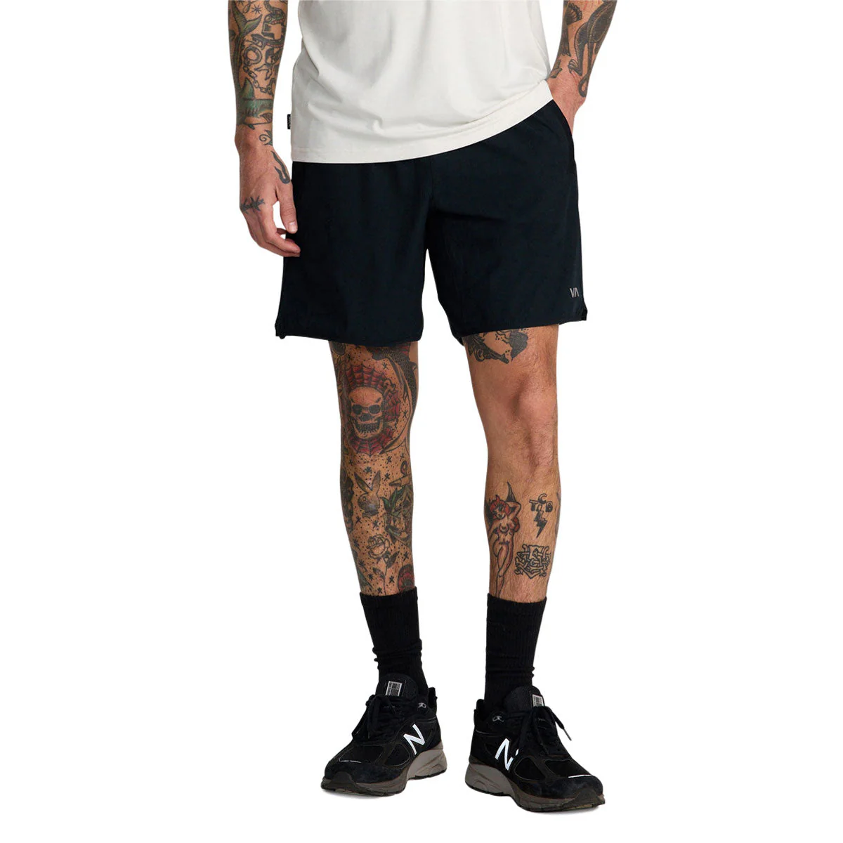 RVCA Yogger Stretch 17 Shorts - Black - Image 3