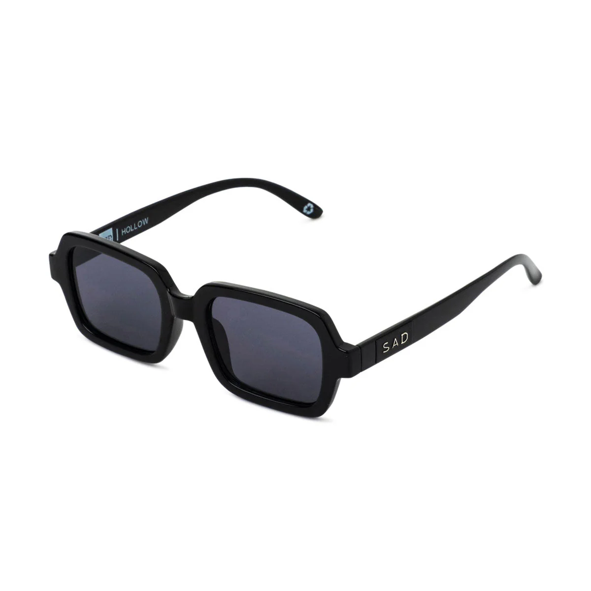 SAD Hollow Sunglasses - Gloss Black - Image 2