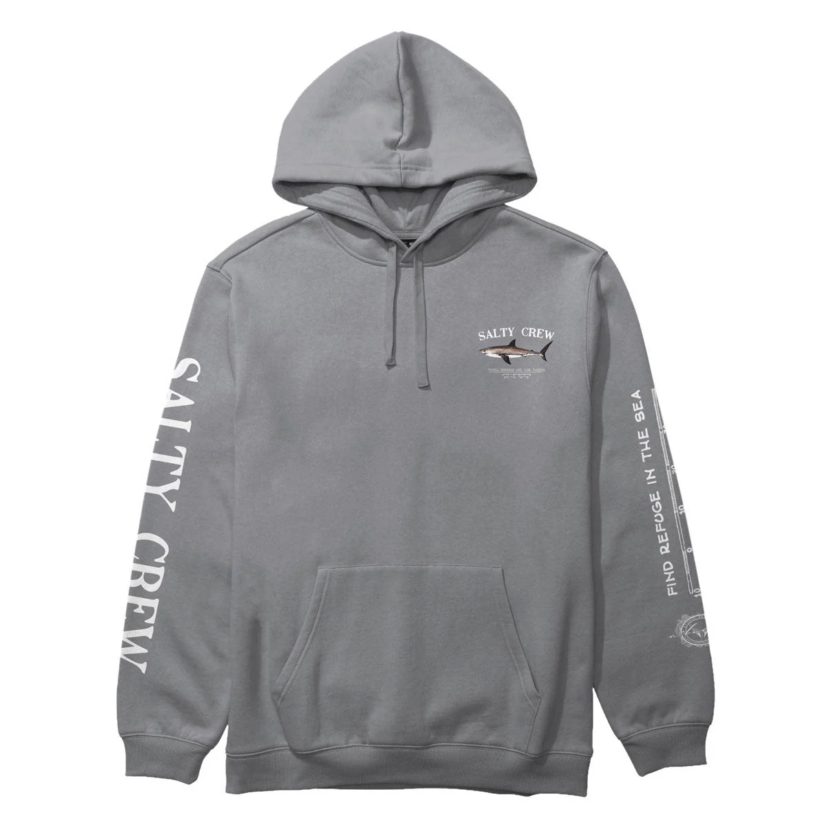 Salty Crew Bruce Fleece Hoodie - Shark Skin
