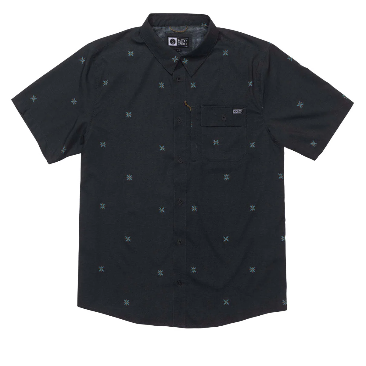 Salty Crew Flagship UV Button Up Shirt - Phantom