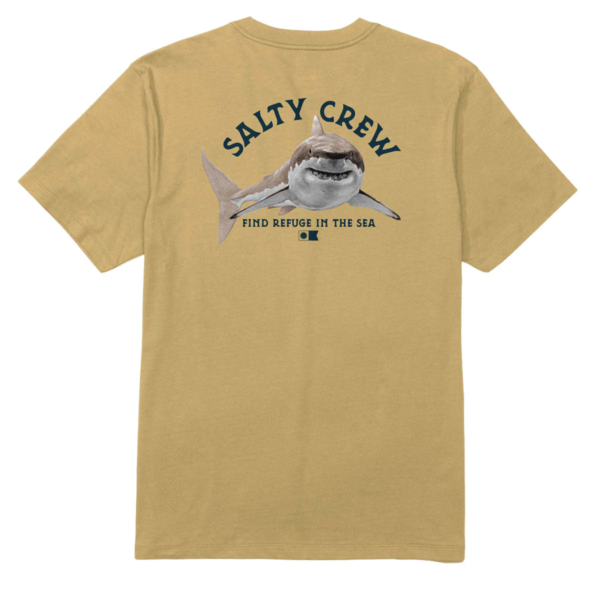 Salty Crew Lurking T-Shirt - Mineral Yellow