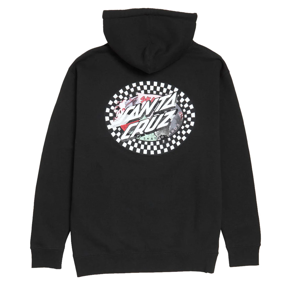 Santa Cruz Collage Oval Dot Hoodie - Black
