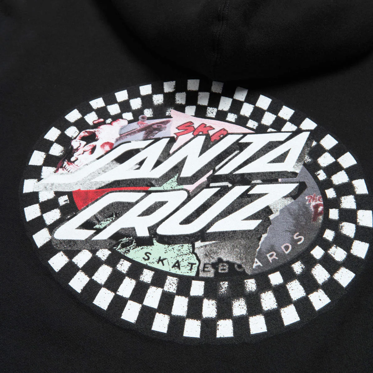 Santa Cruz Collage Oval Dot Hoodie - Black - Image 3