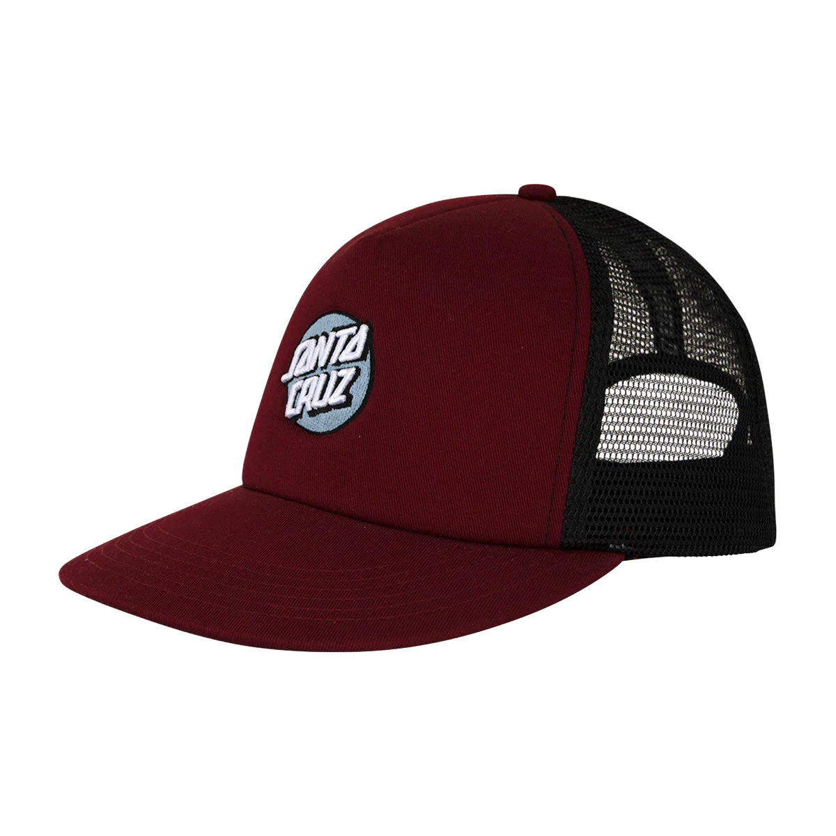 Santa Cruz Cruz Embroidered Trucker Hat - Maroon/Slate