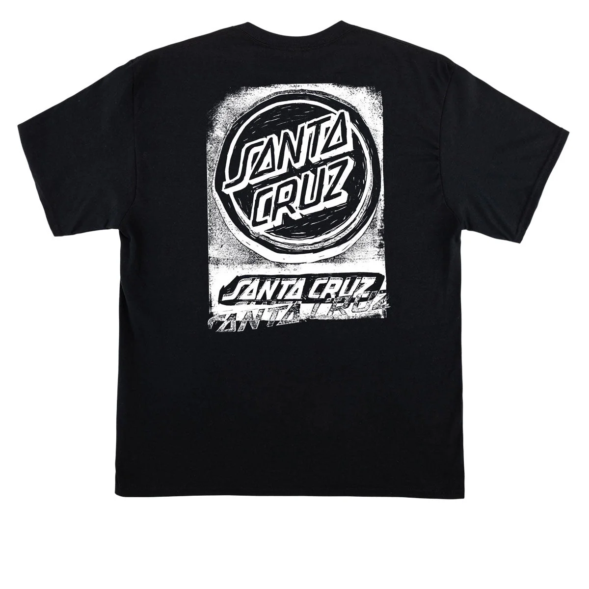 Santa Cruz Cut Opus T-Shirt - Black