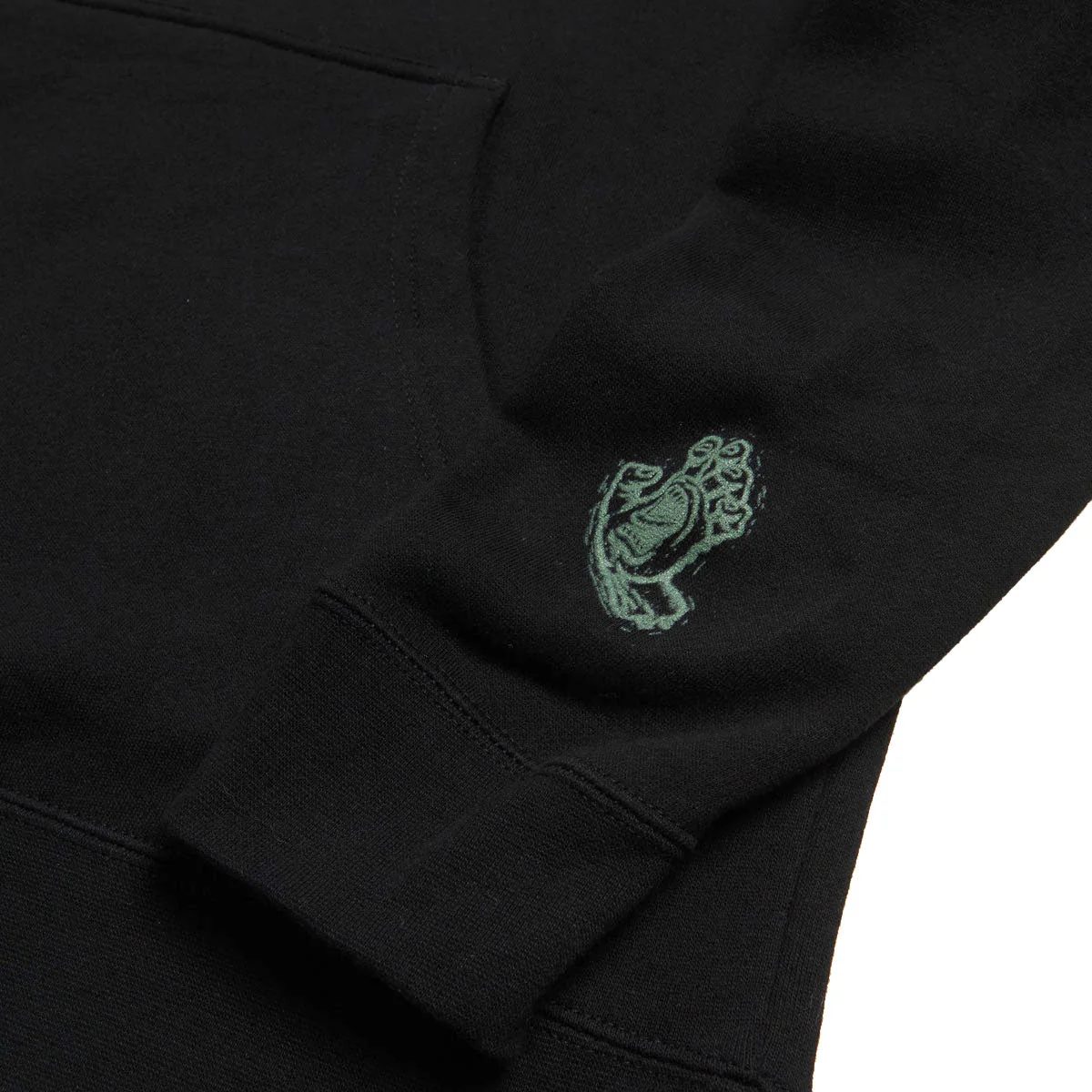 Santa Cruz Cut Strip Front Hoodie - Black - Image 3