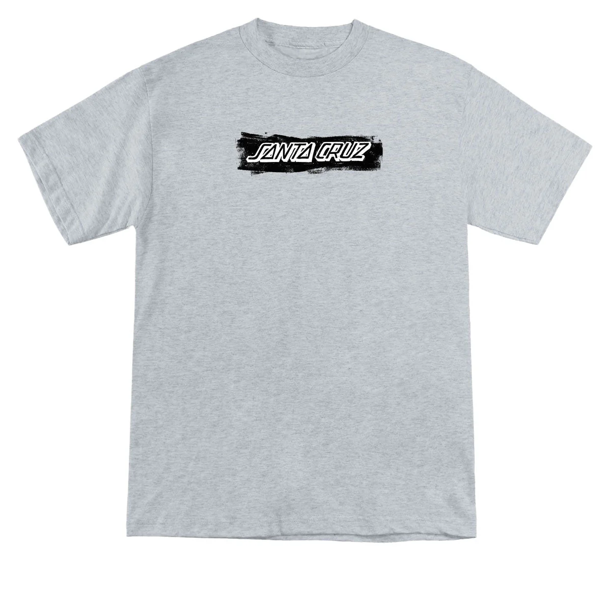 Santa Cruz Cut Strip Front T-Shirt - Sport Grey