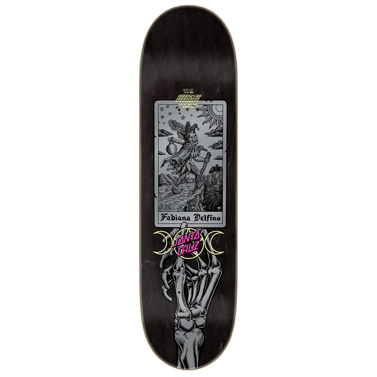 Santa Cruz Delfino Tarot Remix FeelBase Skateboard Complete - 8.25" - Image 2