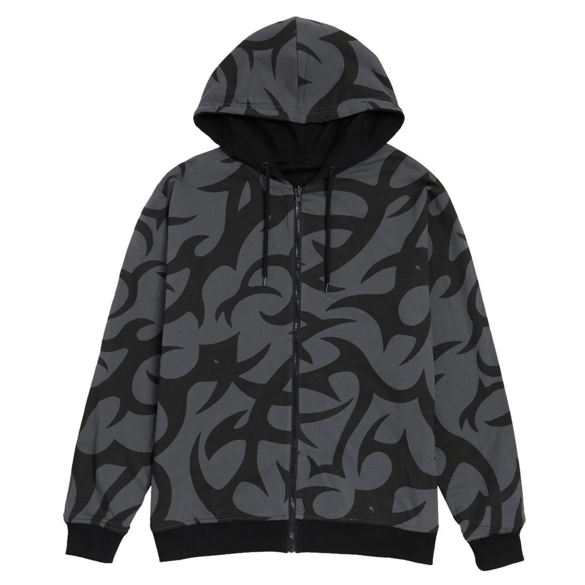 Santa Cruz Dressen Tribal Arch Reversible Hooded Jacket - Black - Image 2