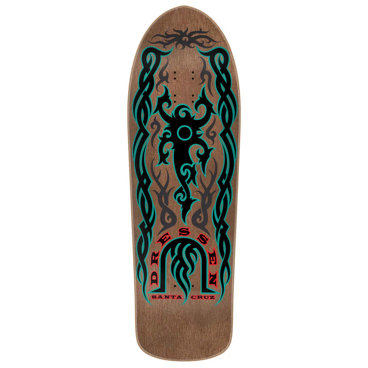 Santa Cruz Dressen Tribal Reissue Skateboard Deck - 9.90"