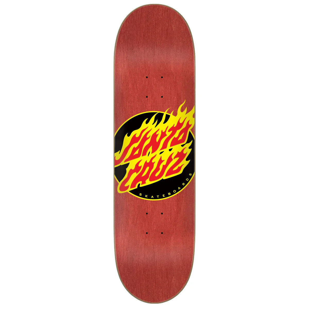 Santa Cruz Flame Dot Skateboard Deck - 7.25"