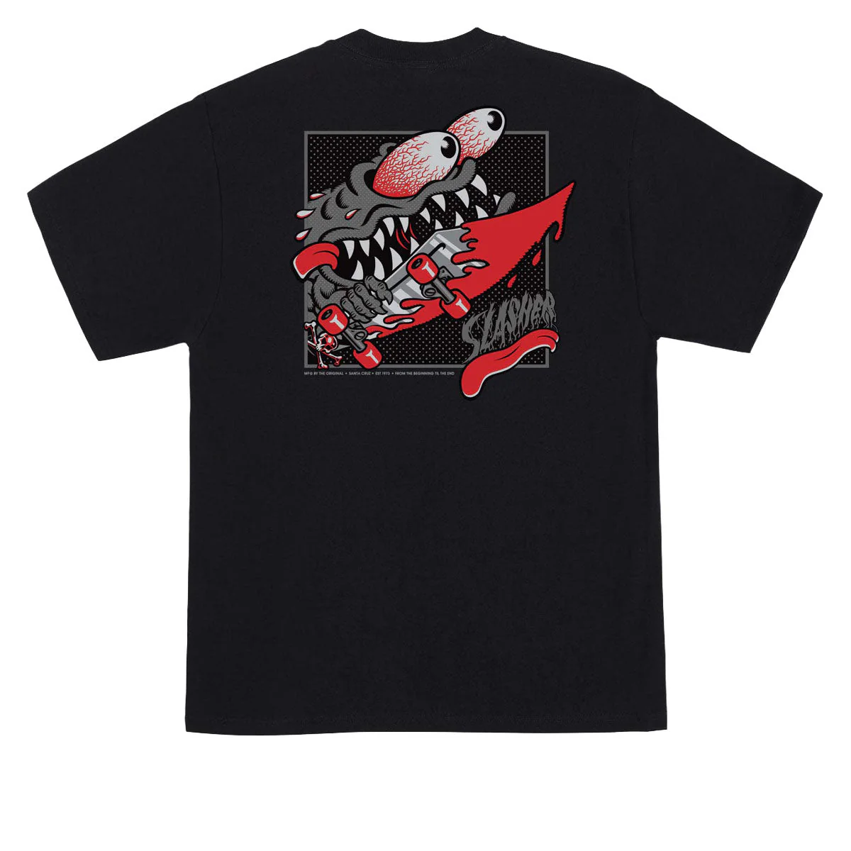 Santa Cruz Meek Slasher Box T-Shirt - Black