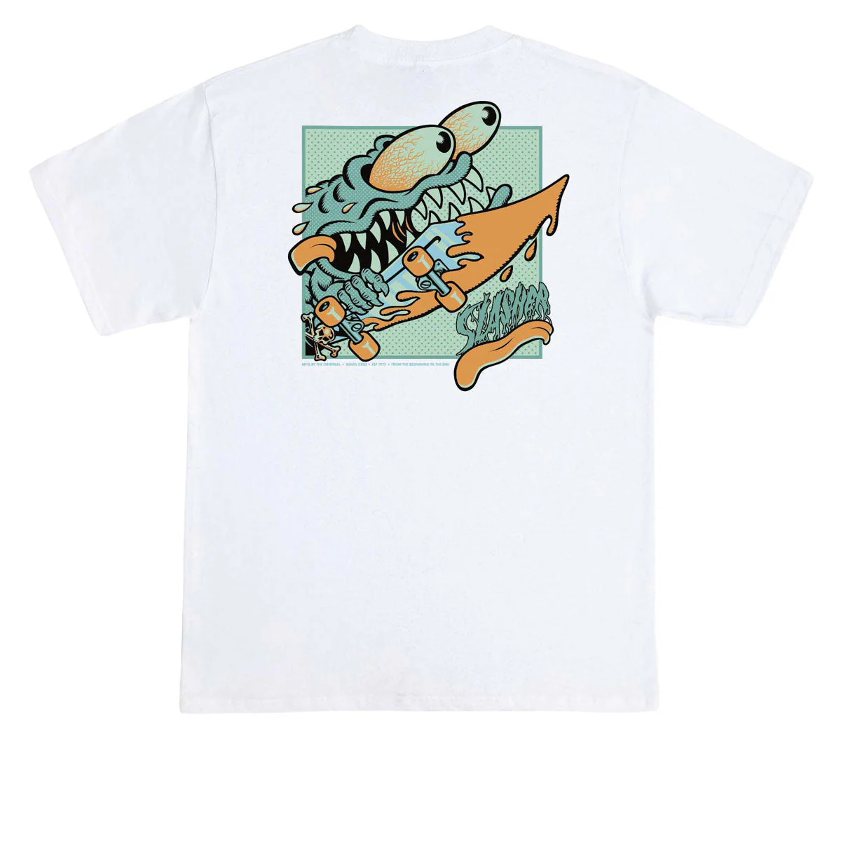 Santa Cruz Meek Slasher Box T-Shirt - White