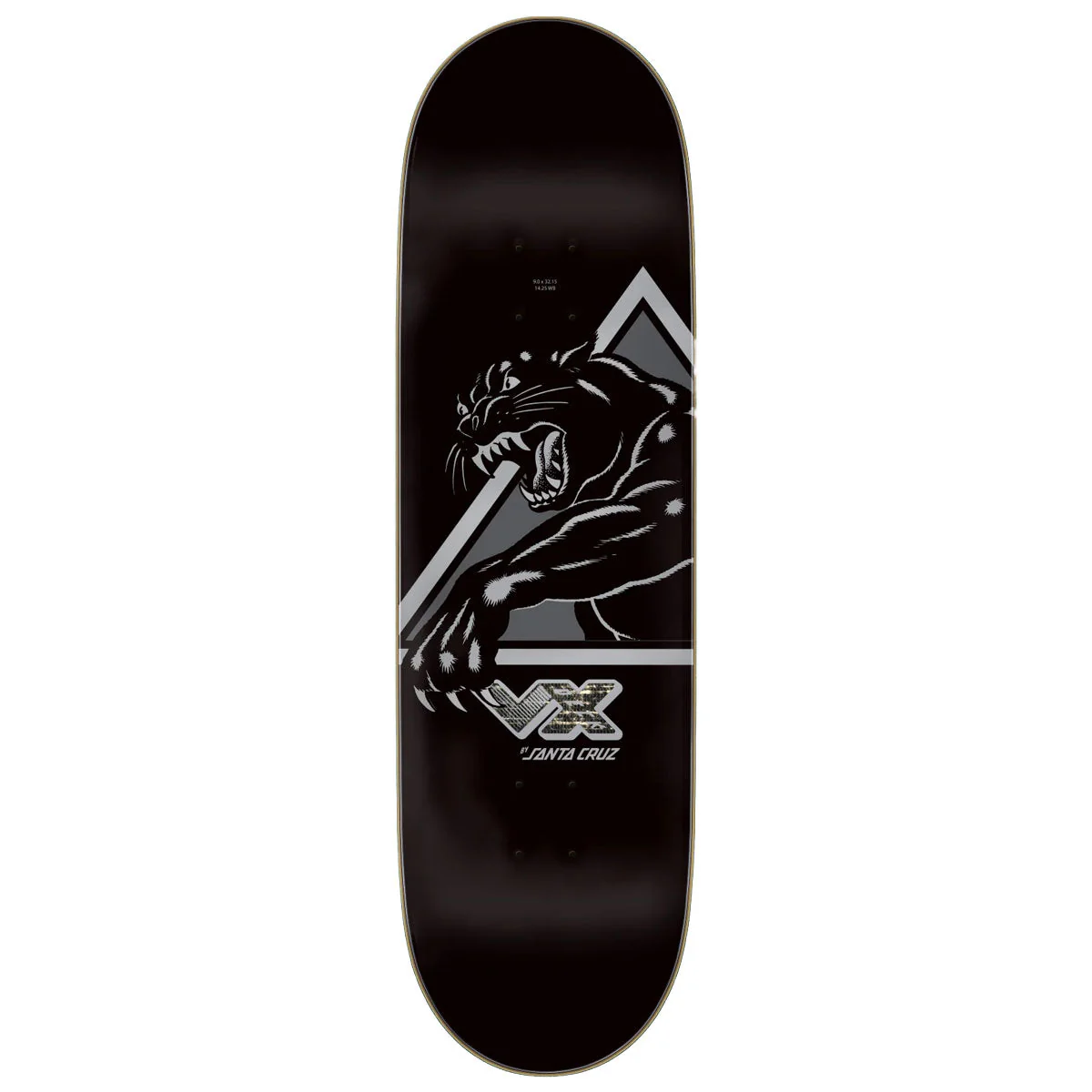 Santa Cruz Natas Shattered Panther VX Skateboard Complete - 9.00" - Image 2