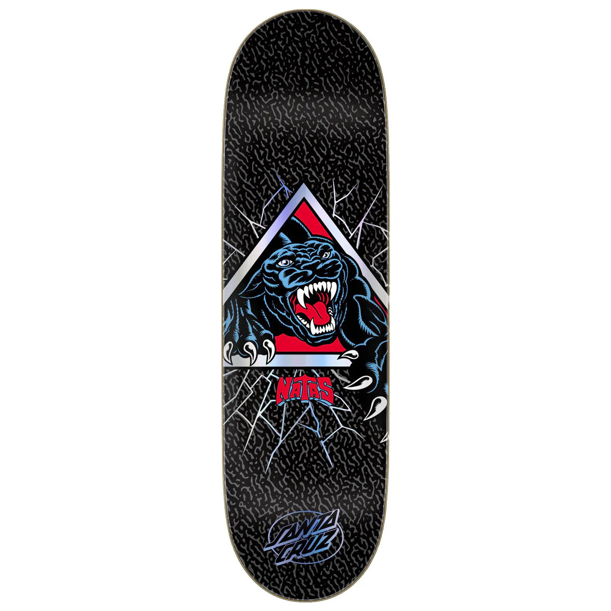 Santa Cruz Natas Shattered Panther VX Skateboard Deck - 9.00"