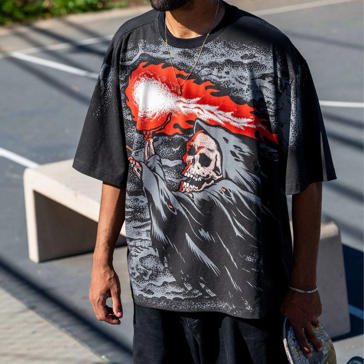 Santa Cruz O'Brien Reaper Shirt - Black - Image 3