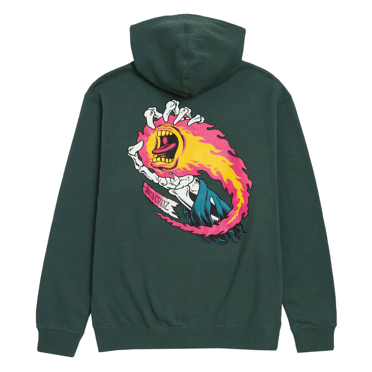 Santa Cruz O'Brien Screaming Reaper Hoodie - Alpine Green