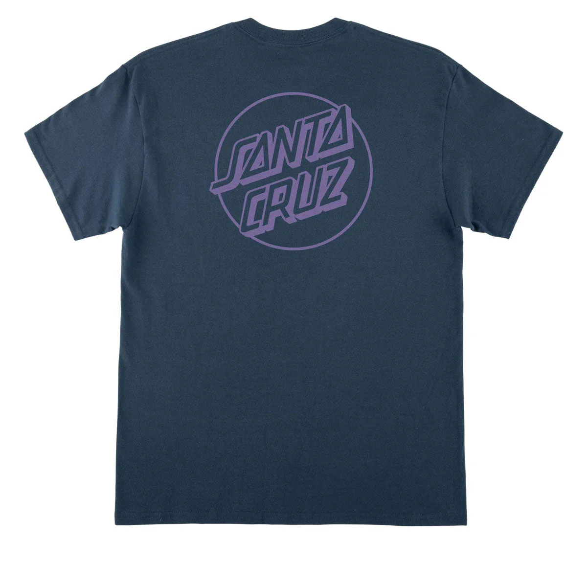 Santa Cruz Opus Dot T-Shirt - Blue Dusk/Dark Purple - Image 2