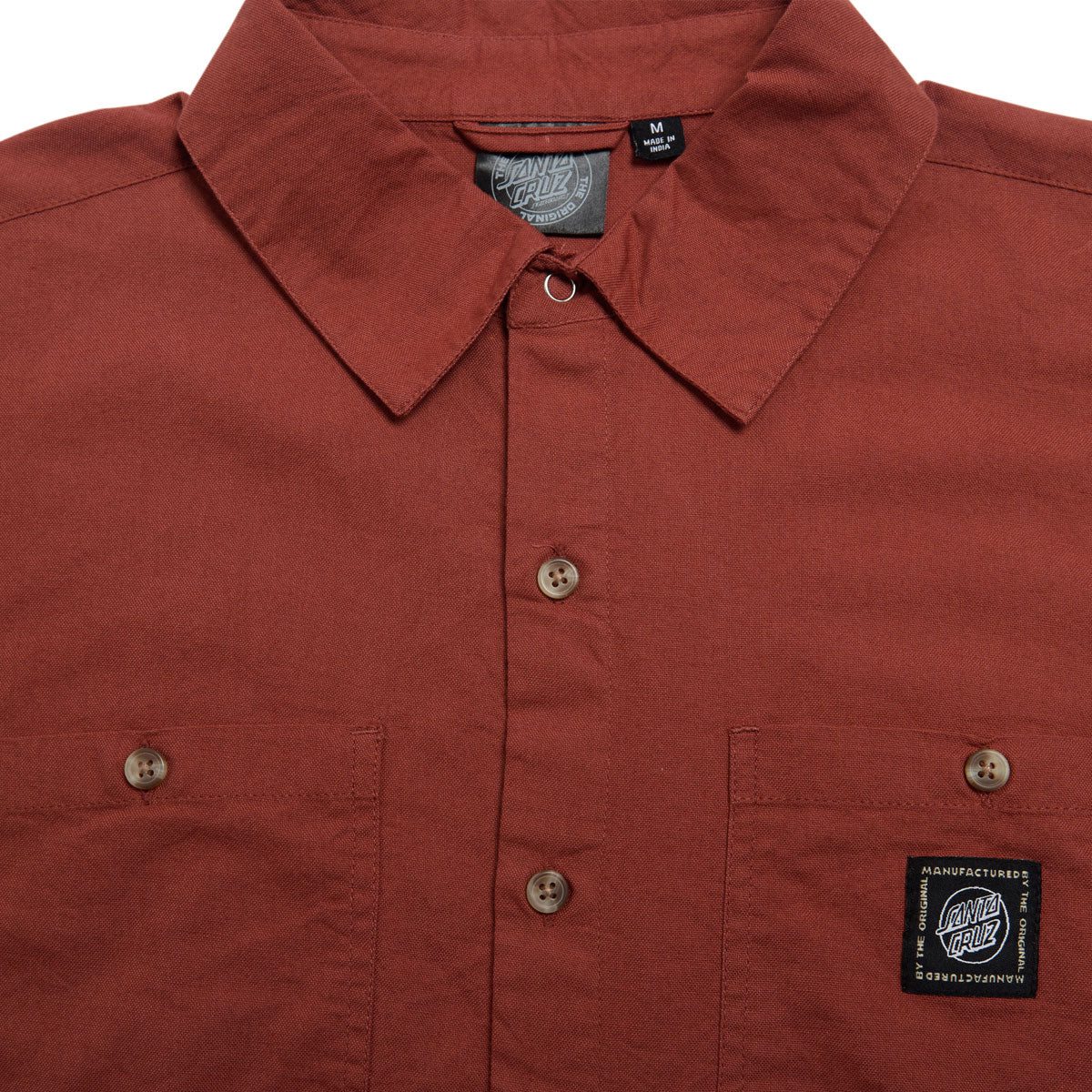 Santa Cruz Opus Work Shirt - Faded Brick - Image 3