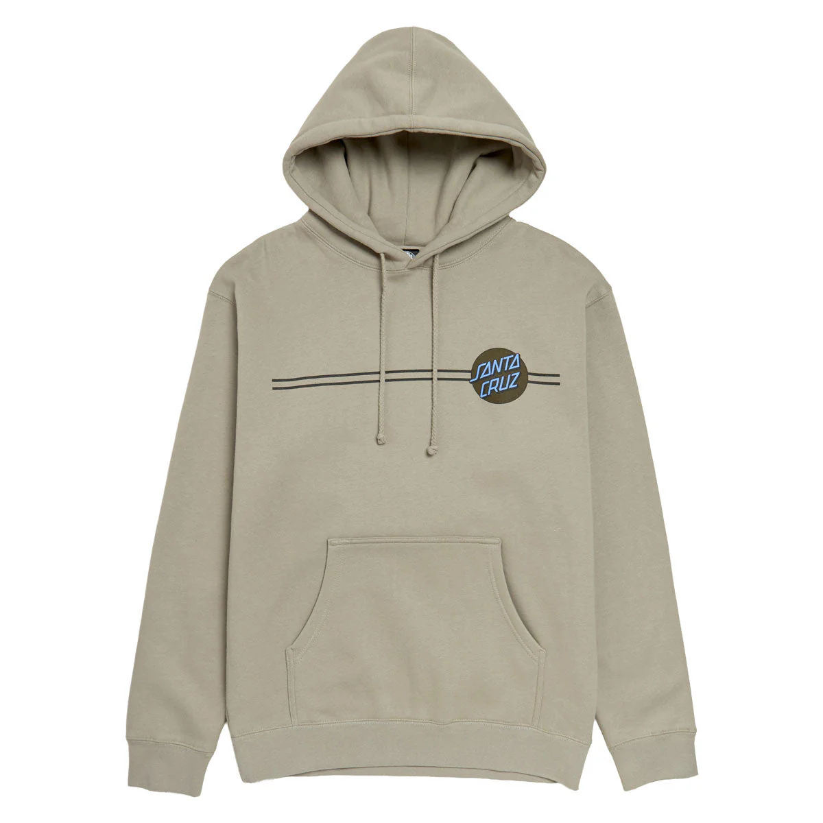 Santa Cruz Other Dot Hoodie - Cement/Brown/Blue