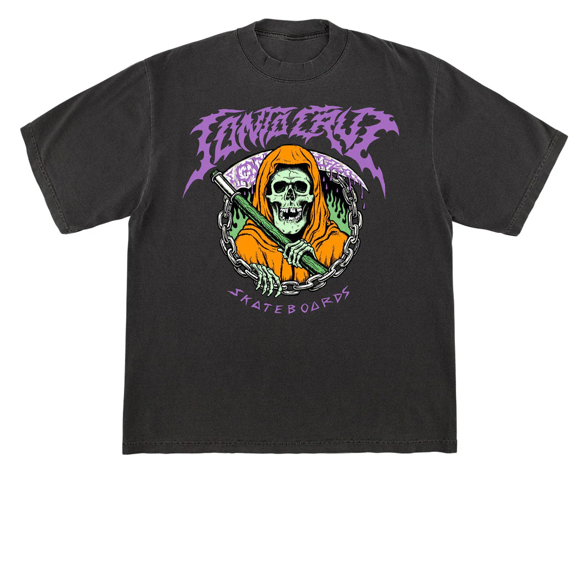 Santa Cruz Out Of Time T-Shirt - Shadow