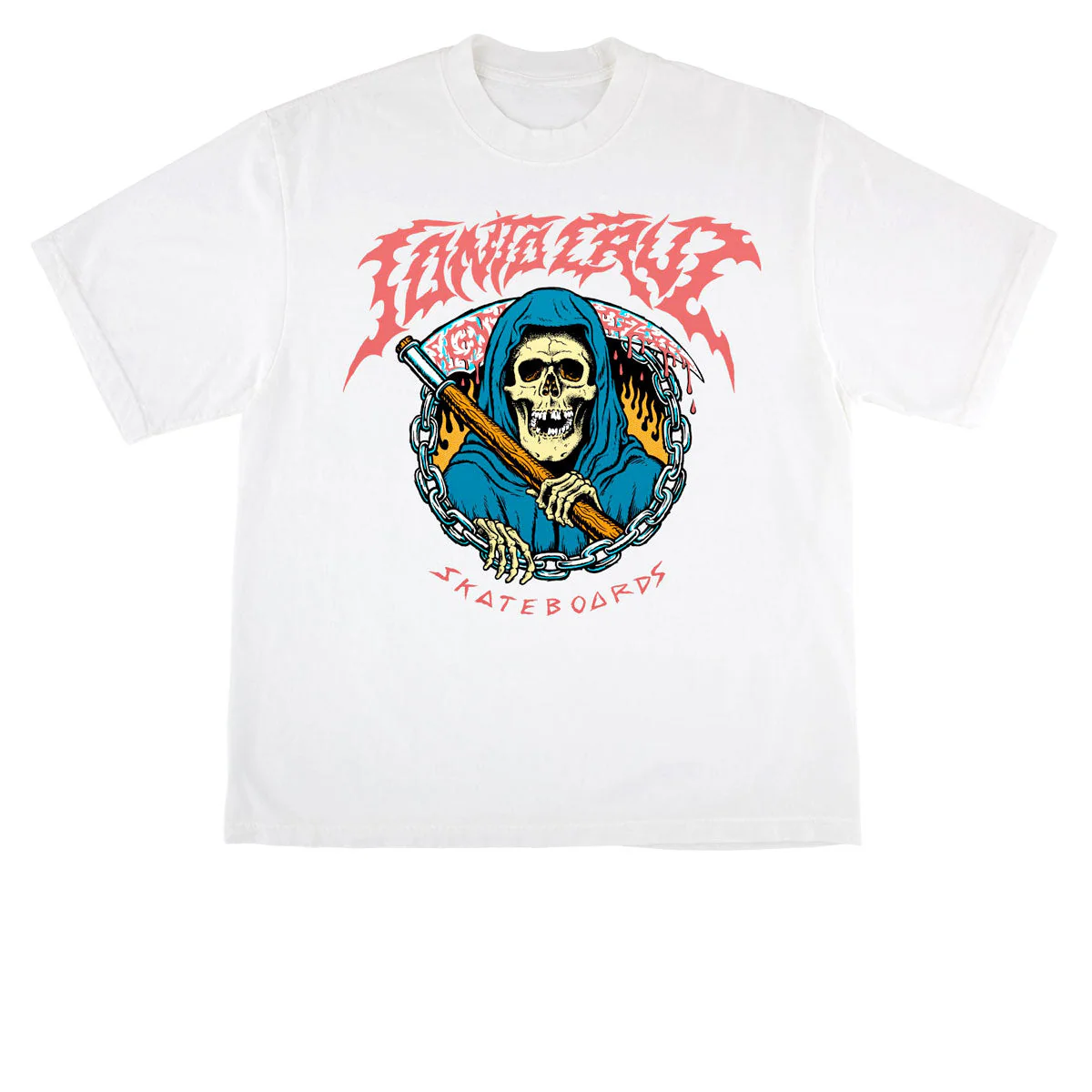 Santa Cruz Out Of Time T-Shirt - White